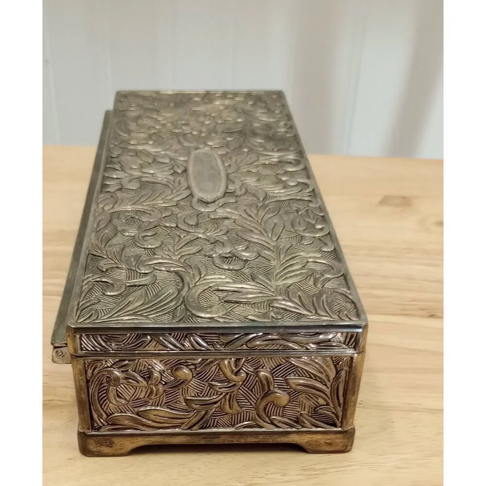 Godinger silver plated jewelry box